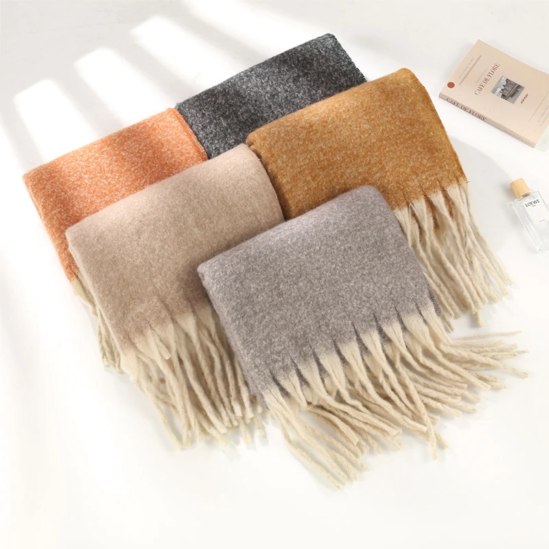 Heavyweight Solid Color Shawl